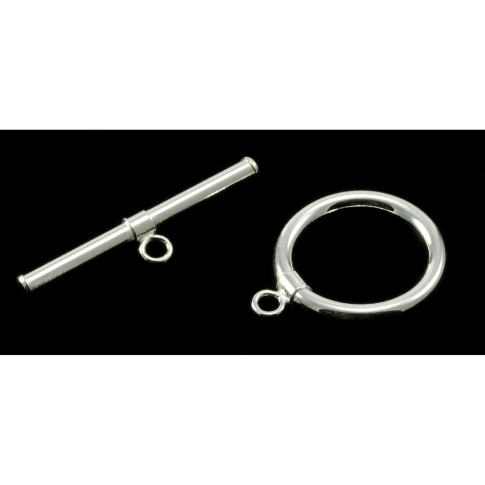 Chain & Clasps Sterling Silver Toggle Clasp .562" (15mm)